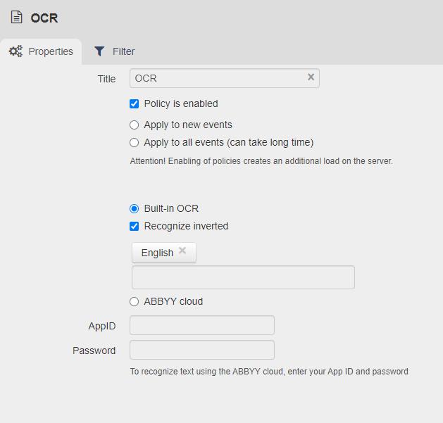 StaffCop Optical Character Recognition (OCR).